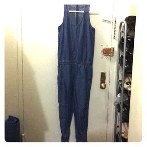 EUC Theory Romper in Chambray Size P